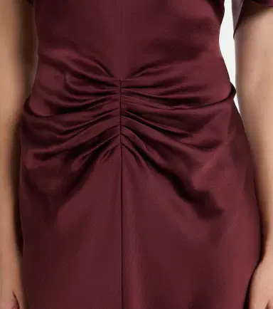 Victoria Beckham Gathered jersey maxi dress | Thumbnail 3