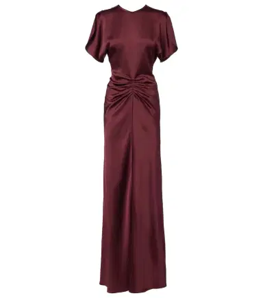 Victoria Beckham Gathered jersey maxi dress | Thumbnail 1