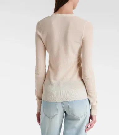 Victoria Beckham Cotton-blend cardigan | Thumbnail 3