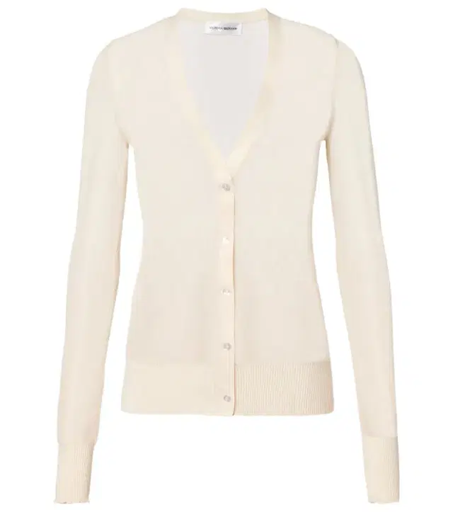 Victoria Beckham Cotton-blend cardigan