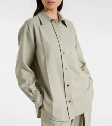 Victoria Beckham Oversized shirt | Thumbnail 4 Victoria Beckham Oversized shirt | Thumbnail 4