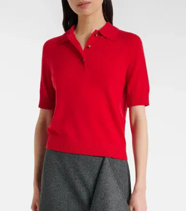 Victoria Beckham Wool polo shirt | Thumbnail 2