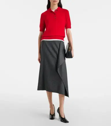 Victoria Beckham Wool polo shirt | Thumbnail 5