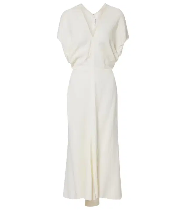 Edith crêpe satin midi dress
