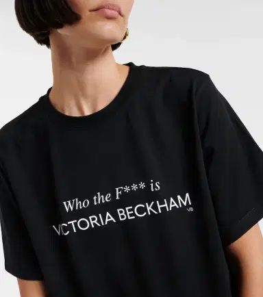Victoria Beckham Printed cotton jersey T-shirt | Thumbnail 6