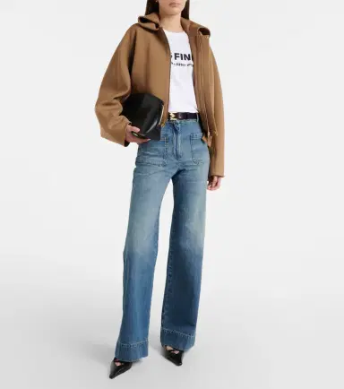 Victoria Beckham Printed cotton jersey T-shirt | Thumbnail 2