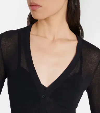 Victoria Beckham Cotton-blend cardigan | Thumbnail 2