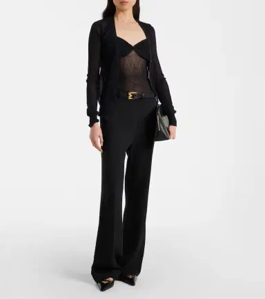 Victoria Beckham Cotton-blend cardigan | Thumbnail 5