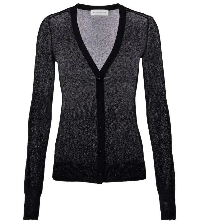 Victoria Beckham Cotton-blend cardigan