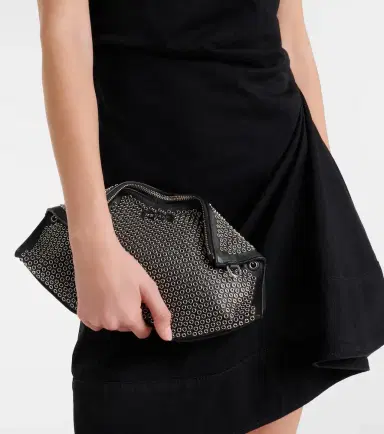 Alexander McQueen Manta embellished leather clutch | Thumbnail 4 Alexander McQueen Manta embellished leather clutch | Thumbnail 4