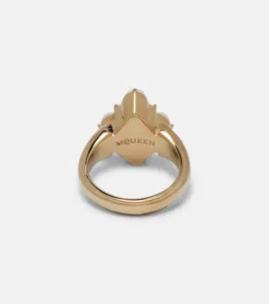 McQueen Skull embellished ring | Thumbnail 2