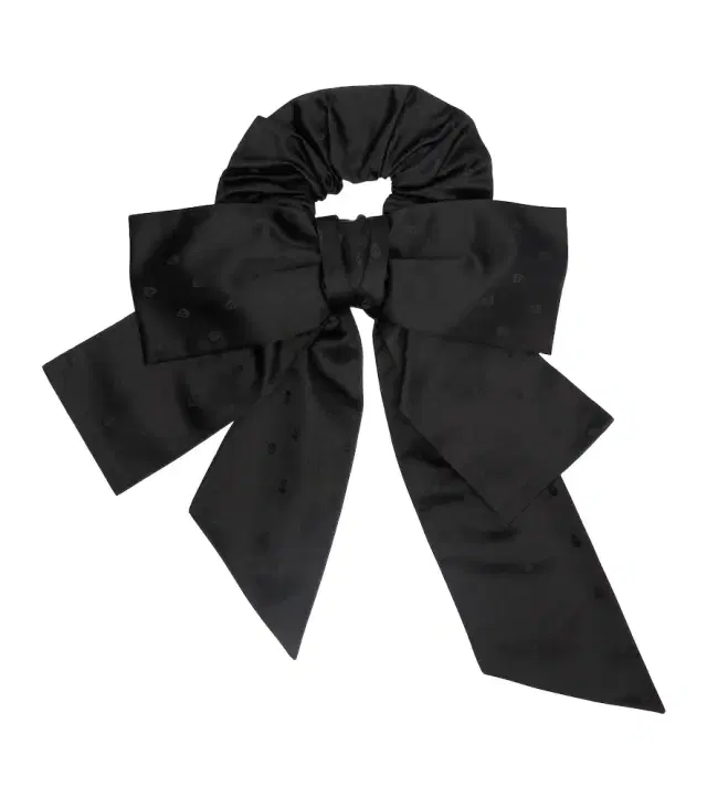 Skull silk jacquard scrunchie