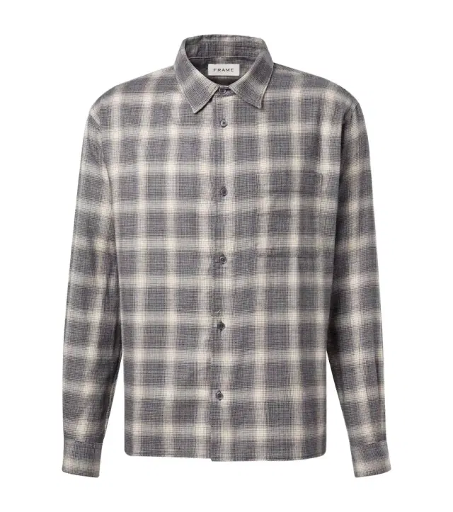 Plaid cotton shirt
