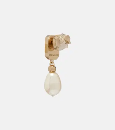 Alexander McQueen Skull embellished drop earrings | Thumbnail 2
