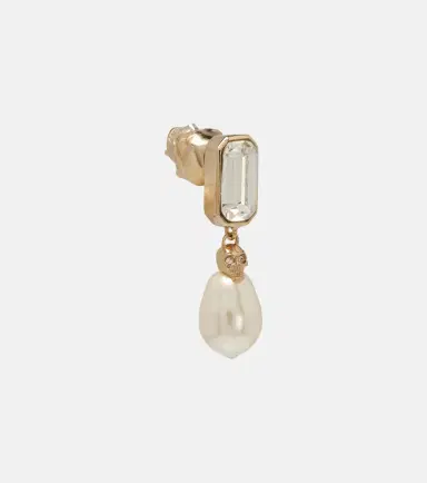 Alexander McQueen Skull embellished drop earrings | Thumbnail 3