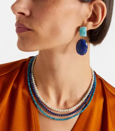 Jennifer Behr Xiomara gold-plated drop earrings | Thumbnail 6 Jennifer Behr Xiomara gold-plated drop earrings | Thumbnail 6