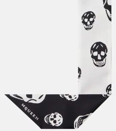 Alexander McQueen Skull silk scarf | Thumbnail 2