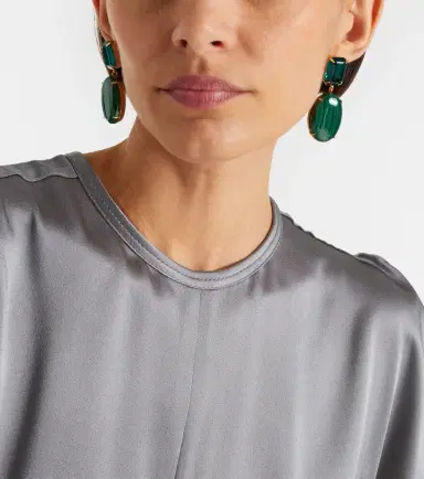 Jennifer Behr Xiomara 18kt gold-plated drop earrings | Thumbnail 5 Jennifer Behr Xiomara 18kt gold-plated drop earrings | Thumbnail 5