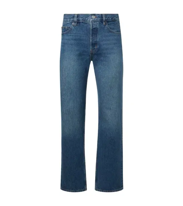 Frame Relaxed distressed straight jeans