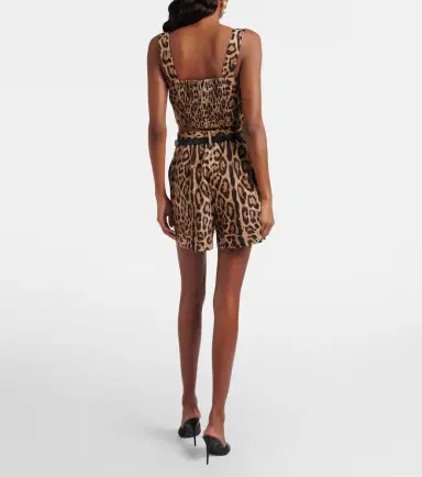 Dolce & Gabbana Leopard-print cotton Bermuda shorts | Thumbnail 4 Dolce & Gabbana Leopard-print cotton Bermuda shorts | Thumbnail 4