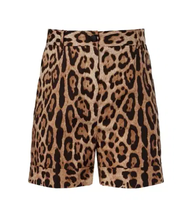 Dolce & Gabbana Leopard-print cotton Bermuda shorts | Thumbnail 1 Dolce & Gabbana Leopard-print cotton Bermuda shorts | Thumbnail 1