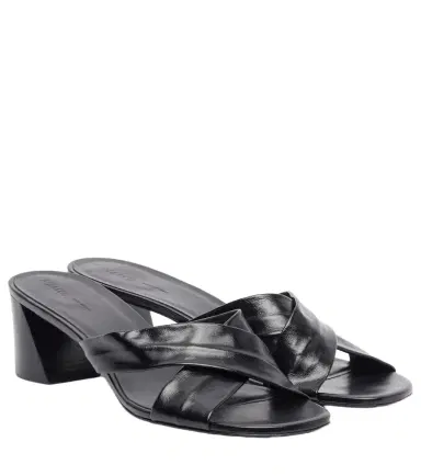 Khaite Liria 55 leather mules | Thumbnail 1