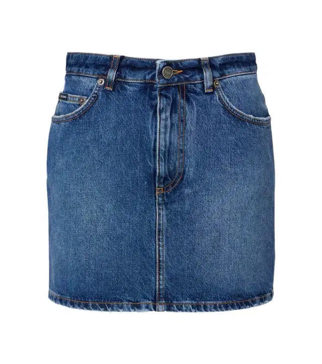 Denim miniskirt