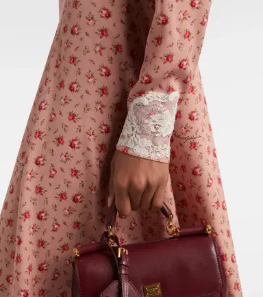 Dolce & Gabbana Floral silk-blend midi dress | Thumbnail 6