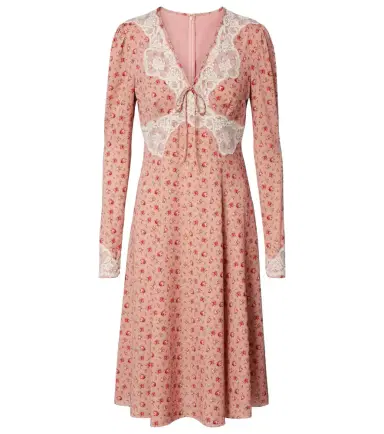Dolce & Gabbana Floral silk-blend midi dress | Thumbnail 1