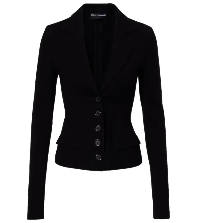 Wool-blend canvas jacket