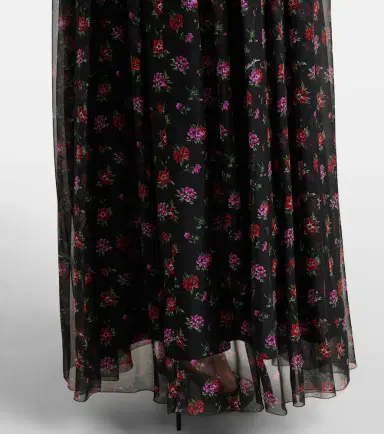 Dolce & Gabbana Floral silk chiffon maxi dress | Thumbnail 3 Dolce & Gabbana Floral silk chiffon maxi dress | Thumbnail 3