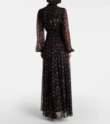 Dolce & Gabbana Floral silk chiffon maxi dress | Thumbnail 5 Dolce & Gabbana Floral silk chiffon maxi dress | Thumbnail 5
