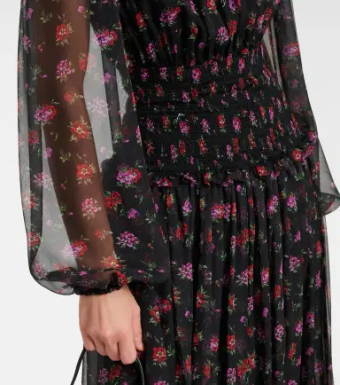 Dolce & Gabbana Floral silk chiffon maxi dress | Thumbnail 6 Dolce & Gabbana Floral silk chiffon maxi dress | Thumbnail 6