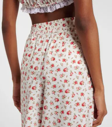 Dolce & Gabbana Floral cotton-blend poplin wide-leg pants | Thumbnail 6 Dolce & Gabbana Floral cotton-blend poplin wide-leg pants | Thumbnail 6