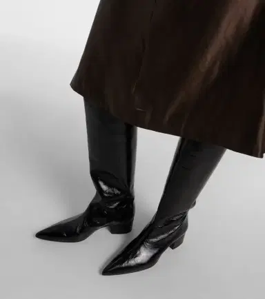 Khaite Andee 40 leather knee-high boots | Thumbnail 5