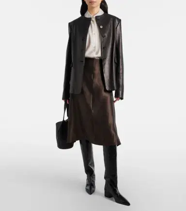 Khaite Andee 40 leather knee-high boots | Thumbnail 6