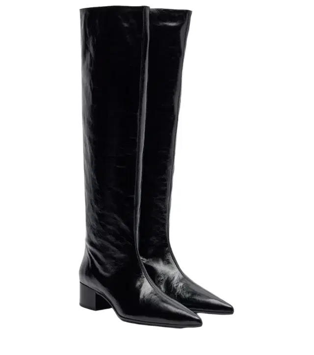 Andee 40 leather knee-high boots