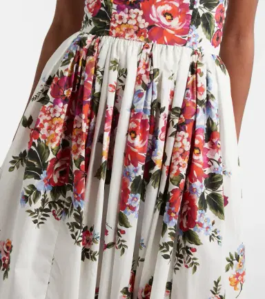 Dolce & Gabbana Floral cotton bustier dress | Thumbnail 5 Dolce & Gabbana Floral cotton bustier dress | Thumbnail 5