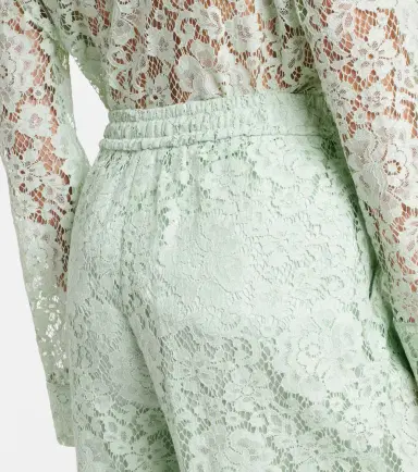 Dolce & Gabbana Lace wide-leg pants | Thumbnail 4 Dolce & Gabbana Lace wide-leg pants | Thumbnail 4