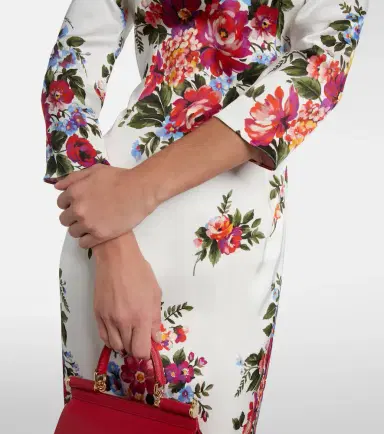 Dolce & Gabbana Floral midi dress | Thumbnail 3 Dolce & Gabbana Floral midi dress | Thumbnail 3