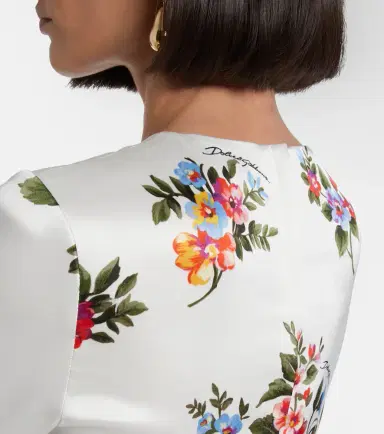 Dolce & Gabbana Floral midi dress | Thumbnail 4 Dolce & Gabbana Floral midi dress | Thumbnail 4