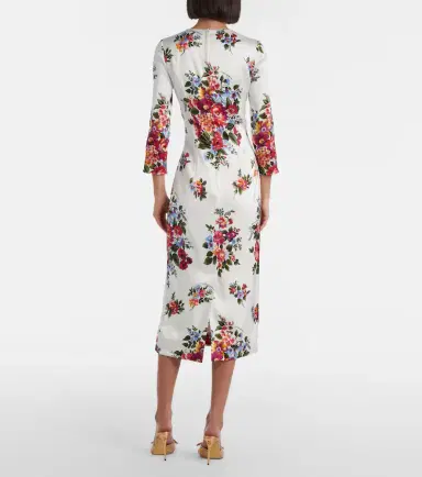 Dolce & Gabbana Floral midi dress | Thumbnail 6 Dolce & Gabbana Floral midi dress | Thumbnail 6