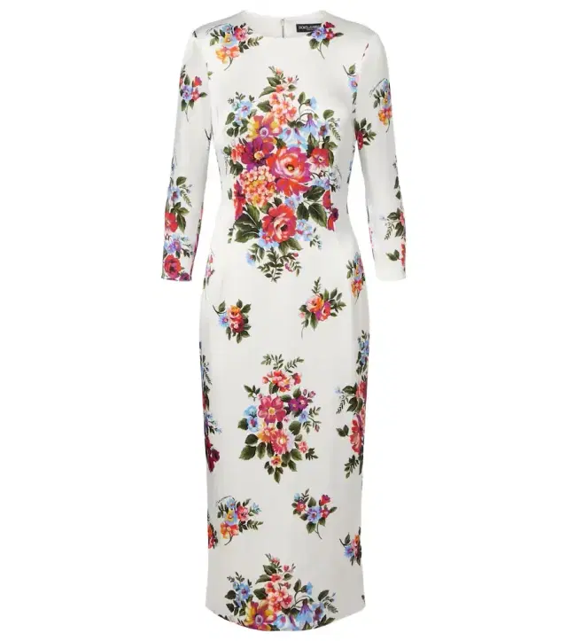 Floral midi dress