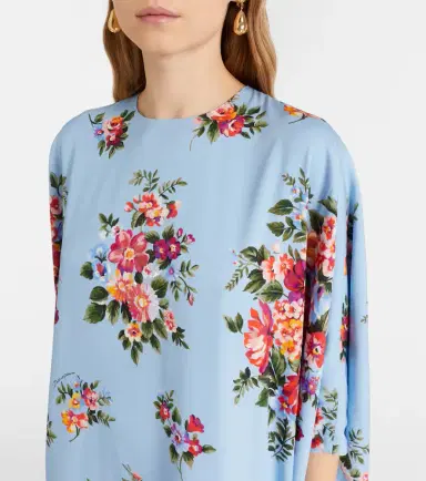 Dolce & Gabbana Floral silk-blend kaftan | Thumbnail 2 Dolce & Gabbana Floral silk-blend kaftan | Thumbnail 2