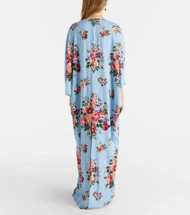 Dolce & Gabbana Floral silk-blend kaftan | Thumbnail 3 Dolce & Gabbana Floral silk-blend kaftan | Thumbnail 3