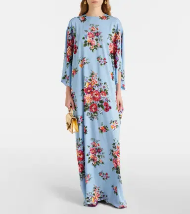 Dolce & Gabbana Floral silk-blend kaftan | Thumbnail 4 Dolce & Gabbana Floral silk-blend kaftan | Thumbnail 4