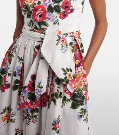 Dolce & Gabbana Floral cotton midi dress | Thumbnail 5 Dolce & Gabbana Floral cotton midi dress | Thumbnail 5