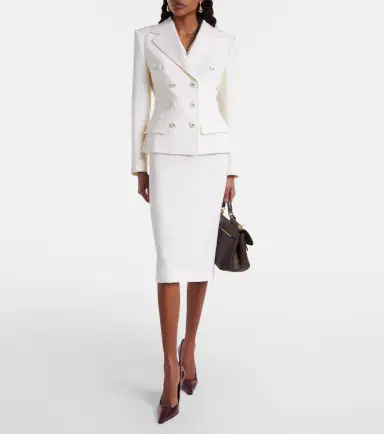 Dolce & Gabbana Double-breasted wool-blend blazer | Thumbnail 3