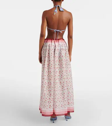 Dolce & Gabbana Floral cotton beach cover-up | Thumbnail 3