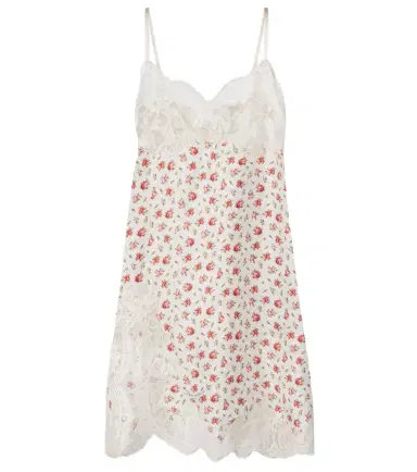 Dolce & Gabbana Floral silk and cotton-blend slip dress | Thumbnail 1